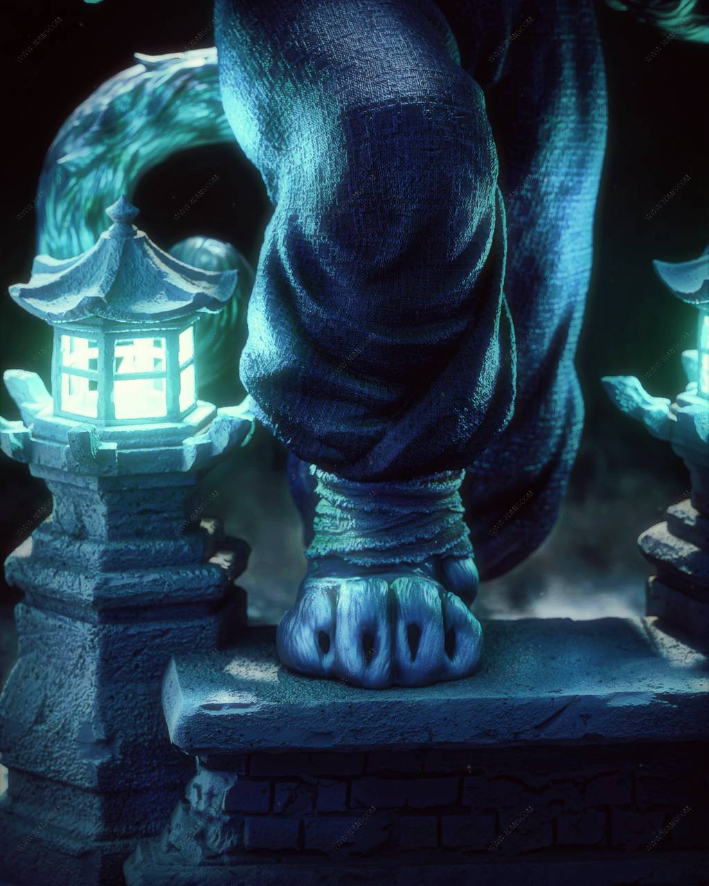 P站图纸印象馆 CA3D 功夫熊猫 大龙 CA3D 功夫熊猫 大龙