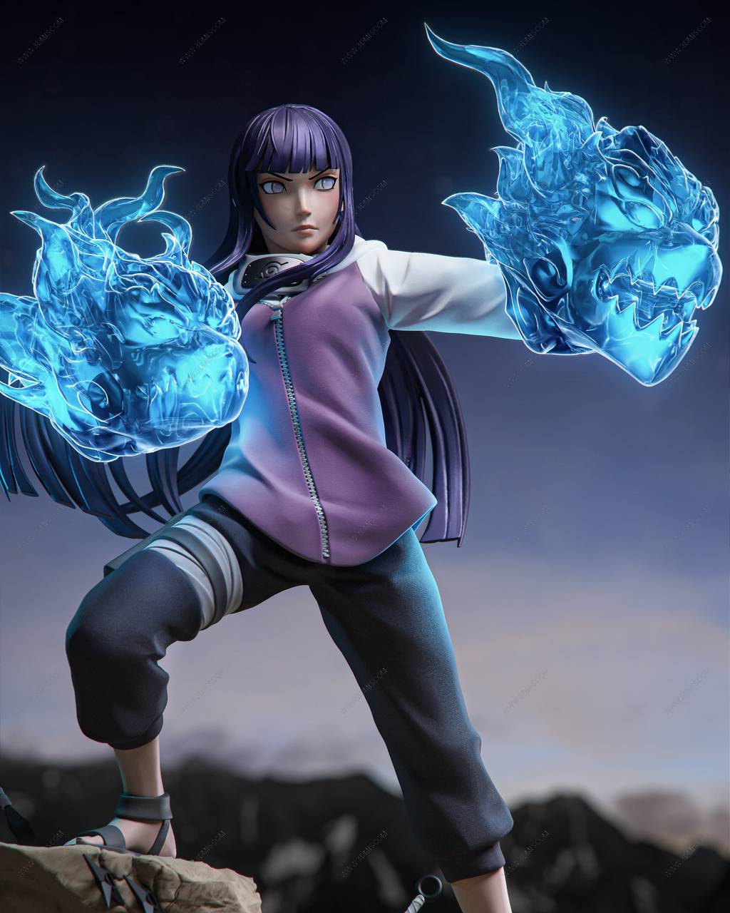 P站图纸印象馆 CA3D 火影忍者 日向雏田 CA3D 火影忍者 日向雏田