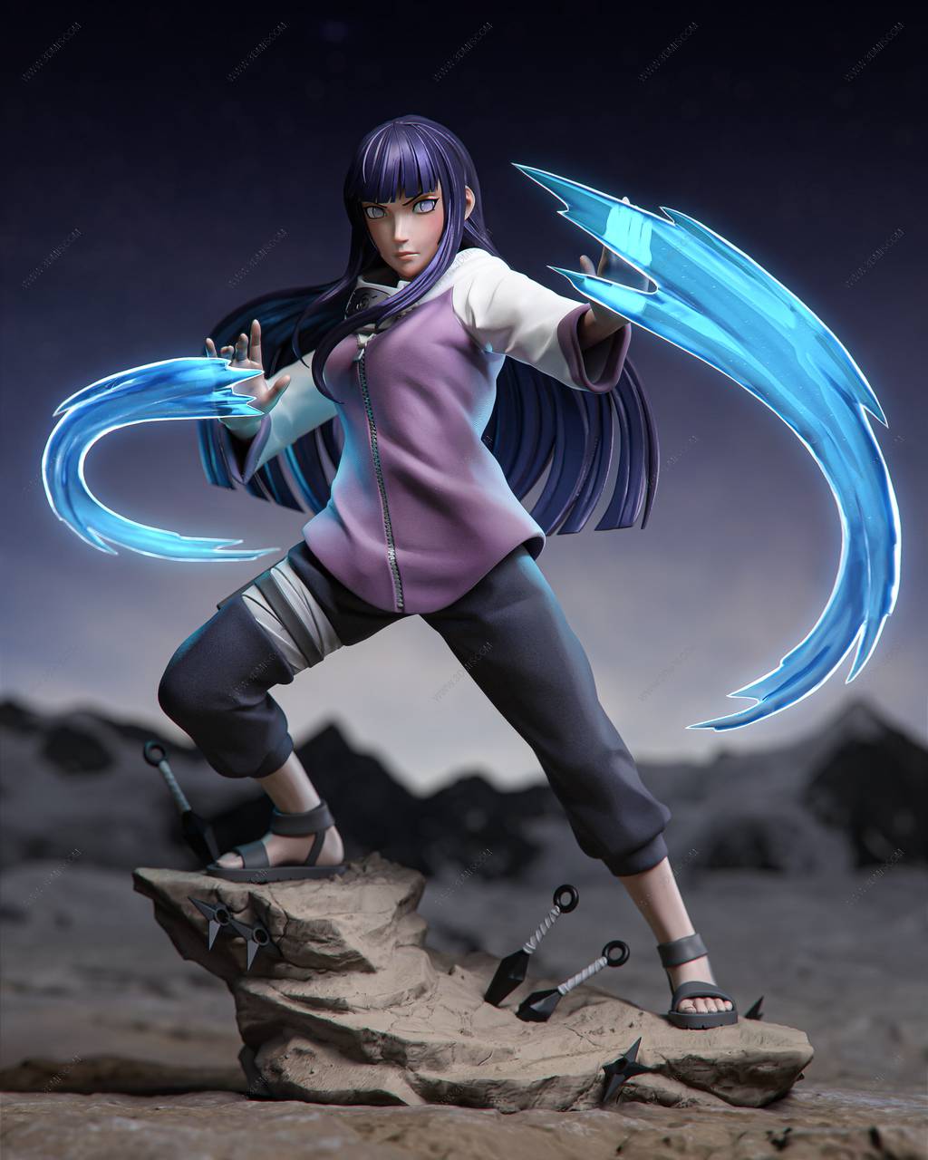 P站图纸印象馆 CA3D 火影忍者 日向雏田 CA3D 火影忍者 日向雏田