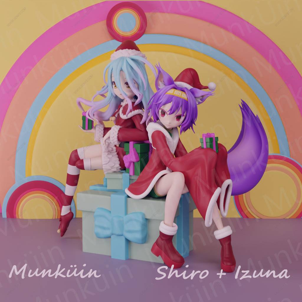 P站图纸印象馆 游戏人生 白与初濑伊纲 游戏人生 白与初濑伊纲