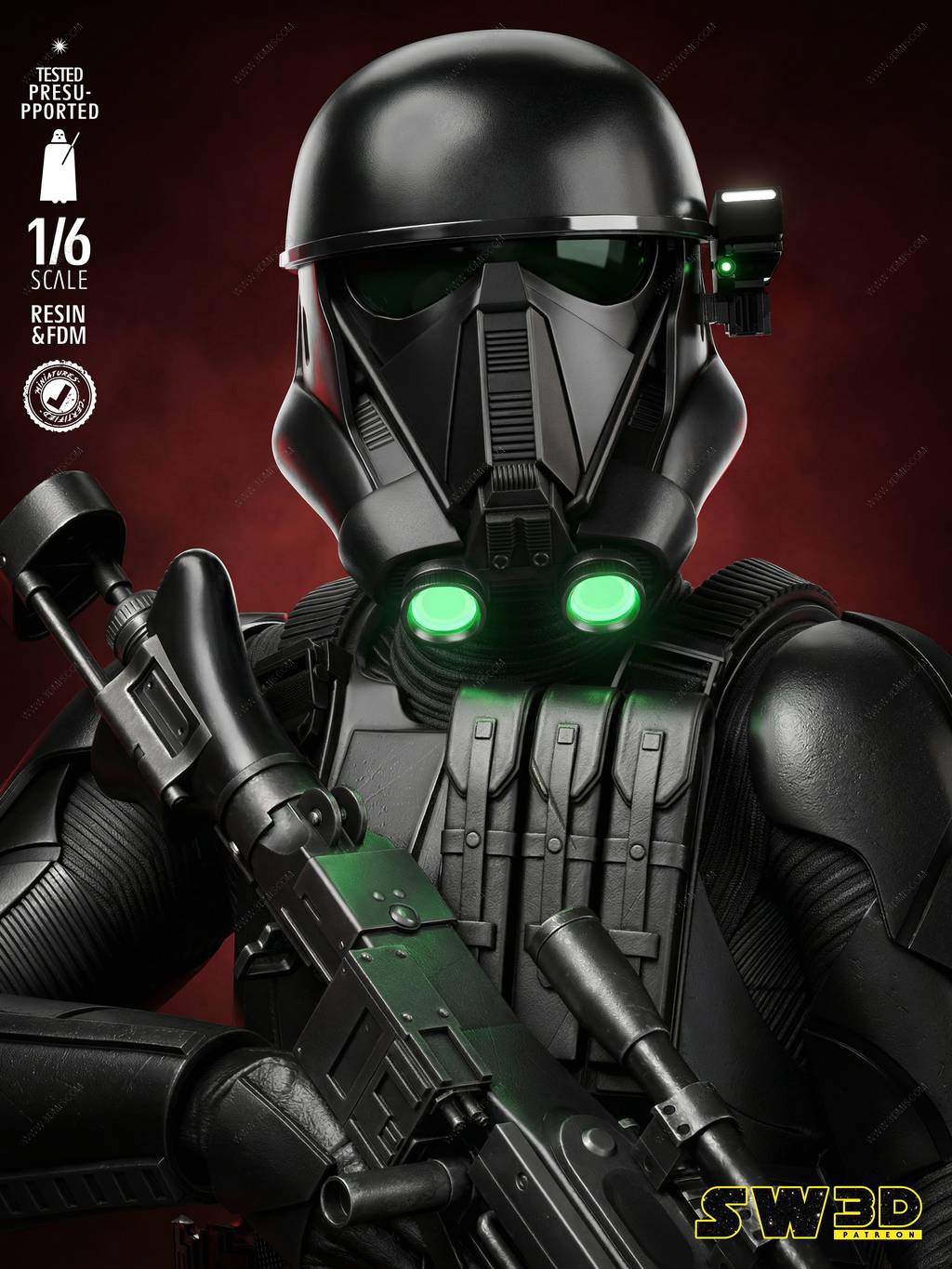 P站图纸印象馆 SW3D 星球大战 死亡士兵 SW3D 星球大战 死亡士兵
