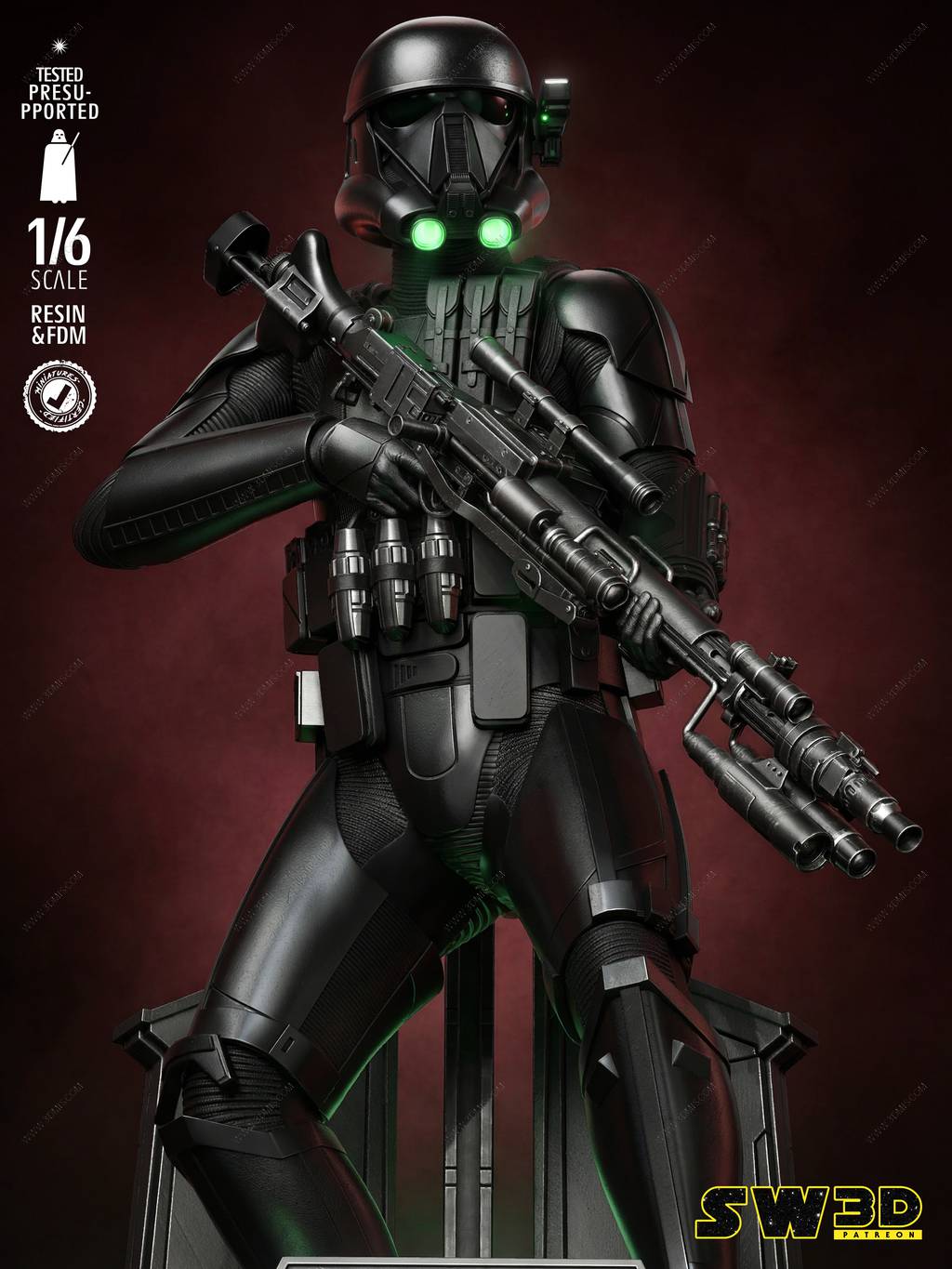 P站图纸印象馆 SW3D 星球大战 死亡士兵 SW3D 星球大战 死亡士兵