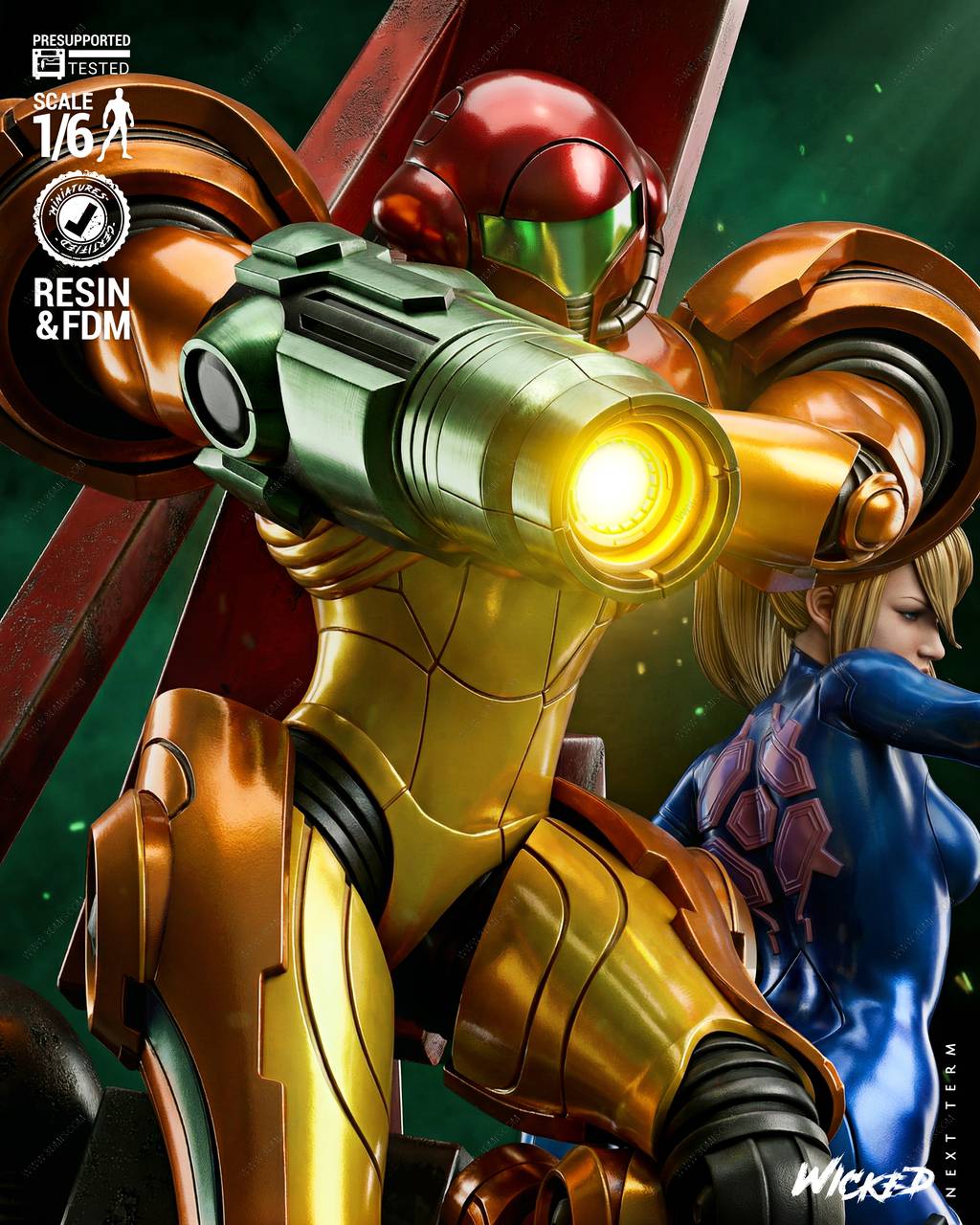 P站图纸印象馆 3DWicked 银河战士 3DWicked 银河战士