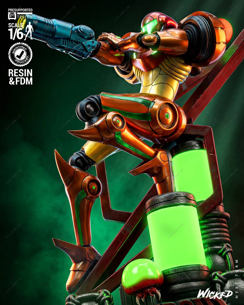 P站图纸印象馆 3DWicked 银河战士 萨姆斯·阿兰 3DWicked 银河战士 萨姆斯·阿兰