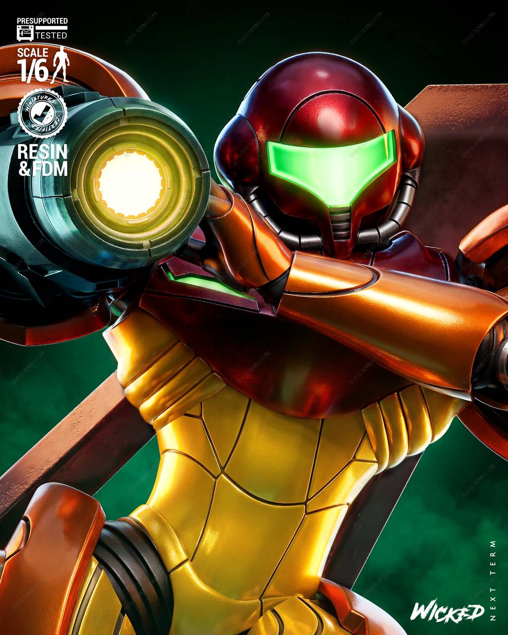 P站图纸印象馆 3DWicked 银河战士 萨姆斯·阿兰 3DWicked 银河战士 萨姆斯·阿兰