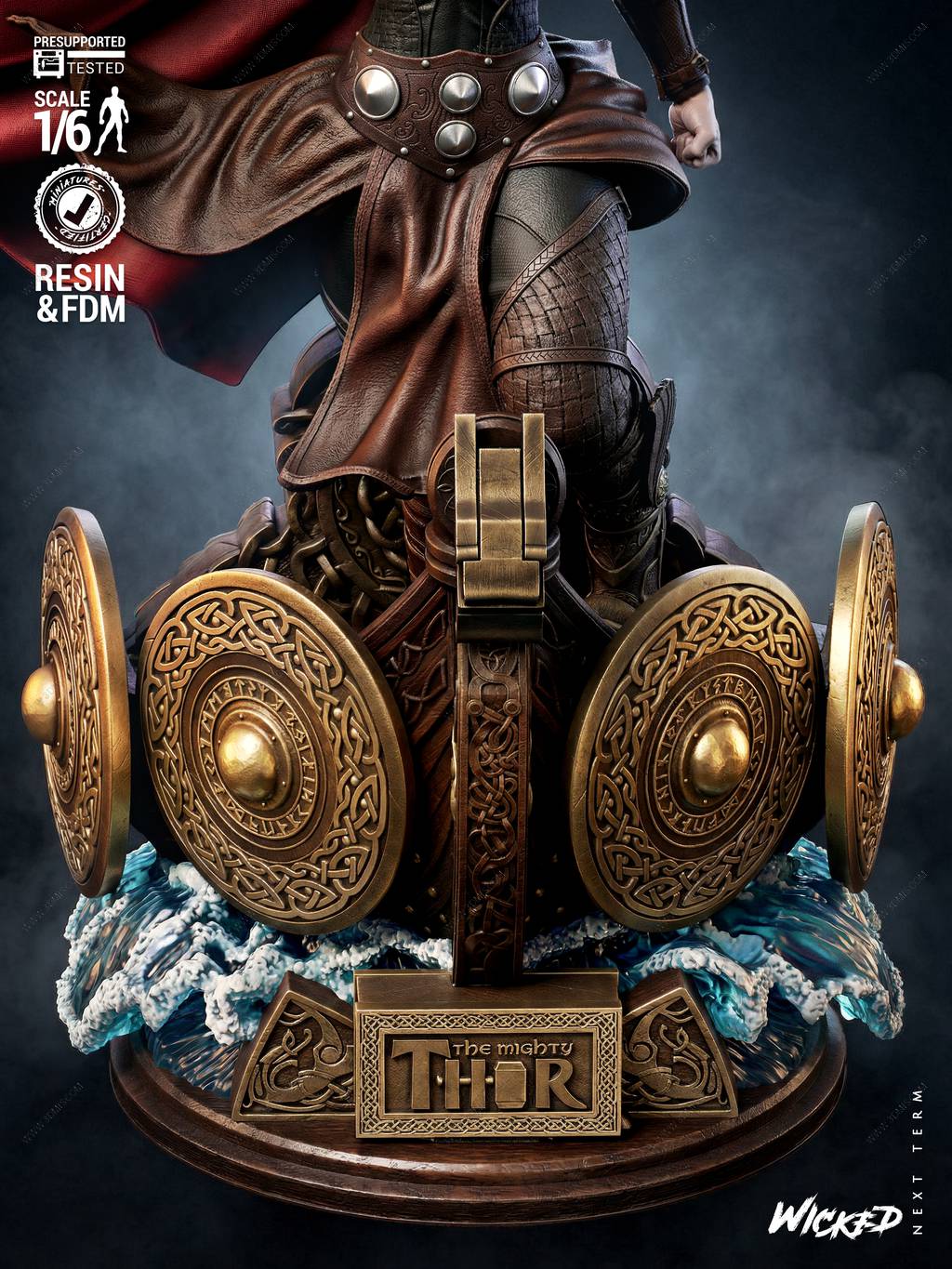 P站图纸印象馆 3DWicked 漫威 女雷神 3DWicked 漫威 女雷神