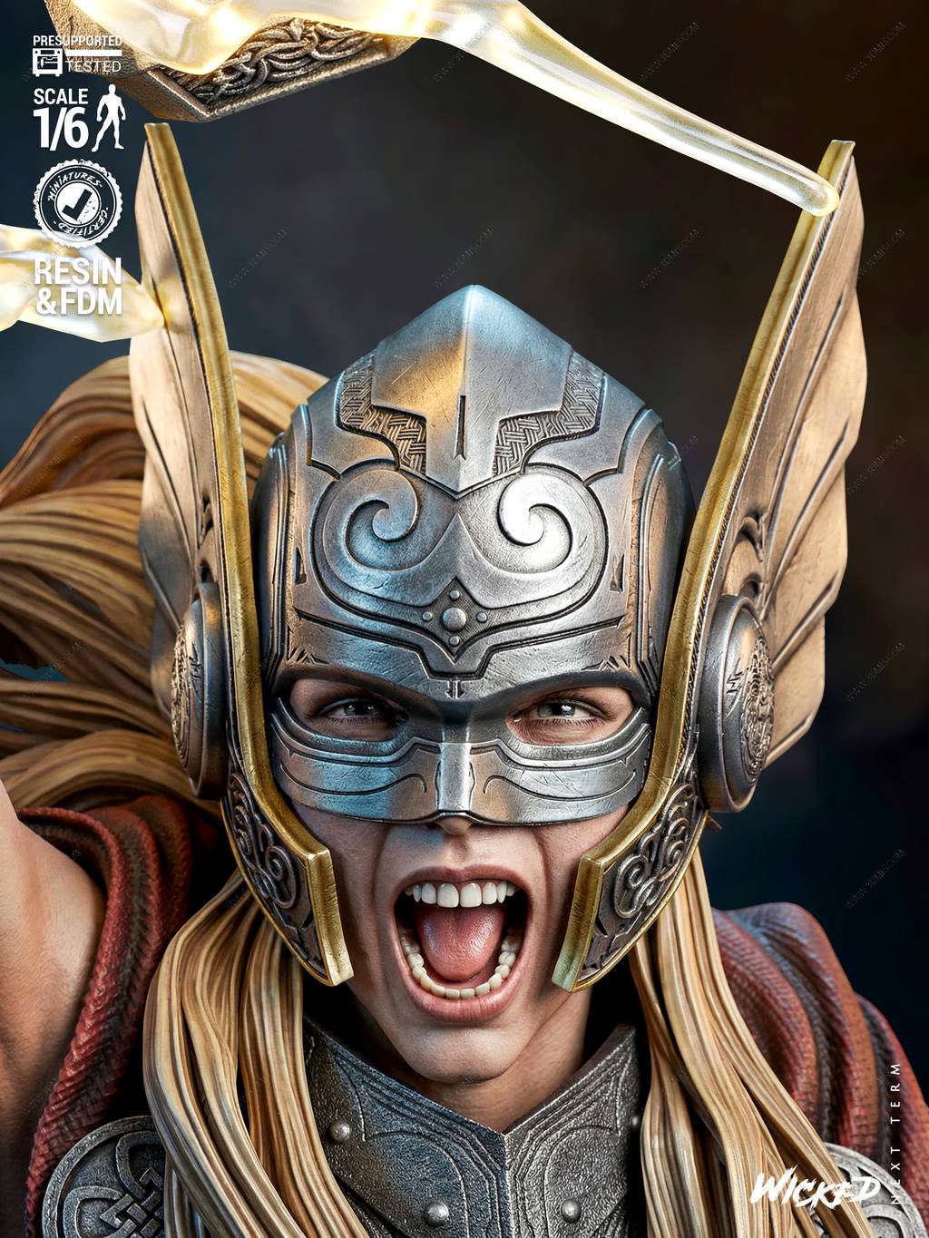 P站图纸印象馆 3DWicked 漫威 女雷神 3DWicked 漫威 女雷神