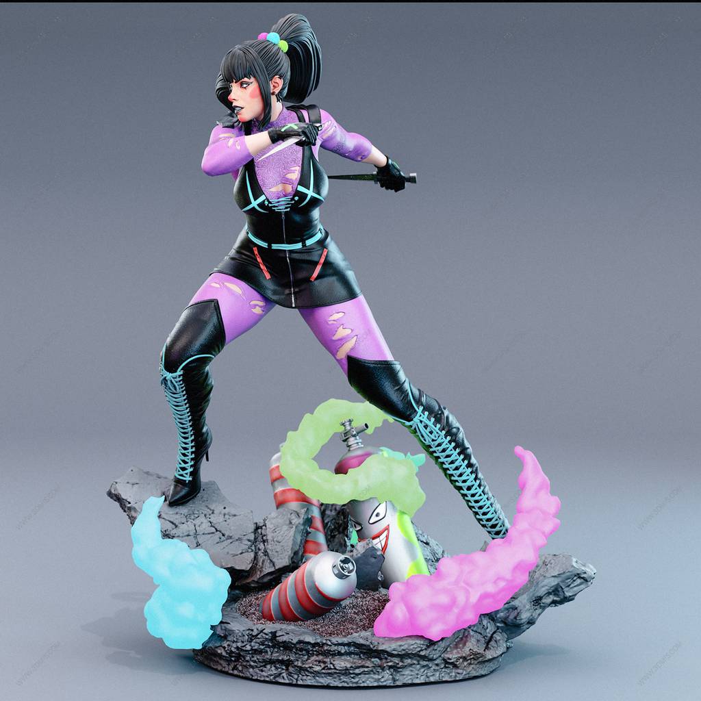 P站图纸印象馆 BrunoArt3D DC漫画 笑点 BrunoArt3D DC漫画 笑点