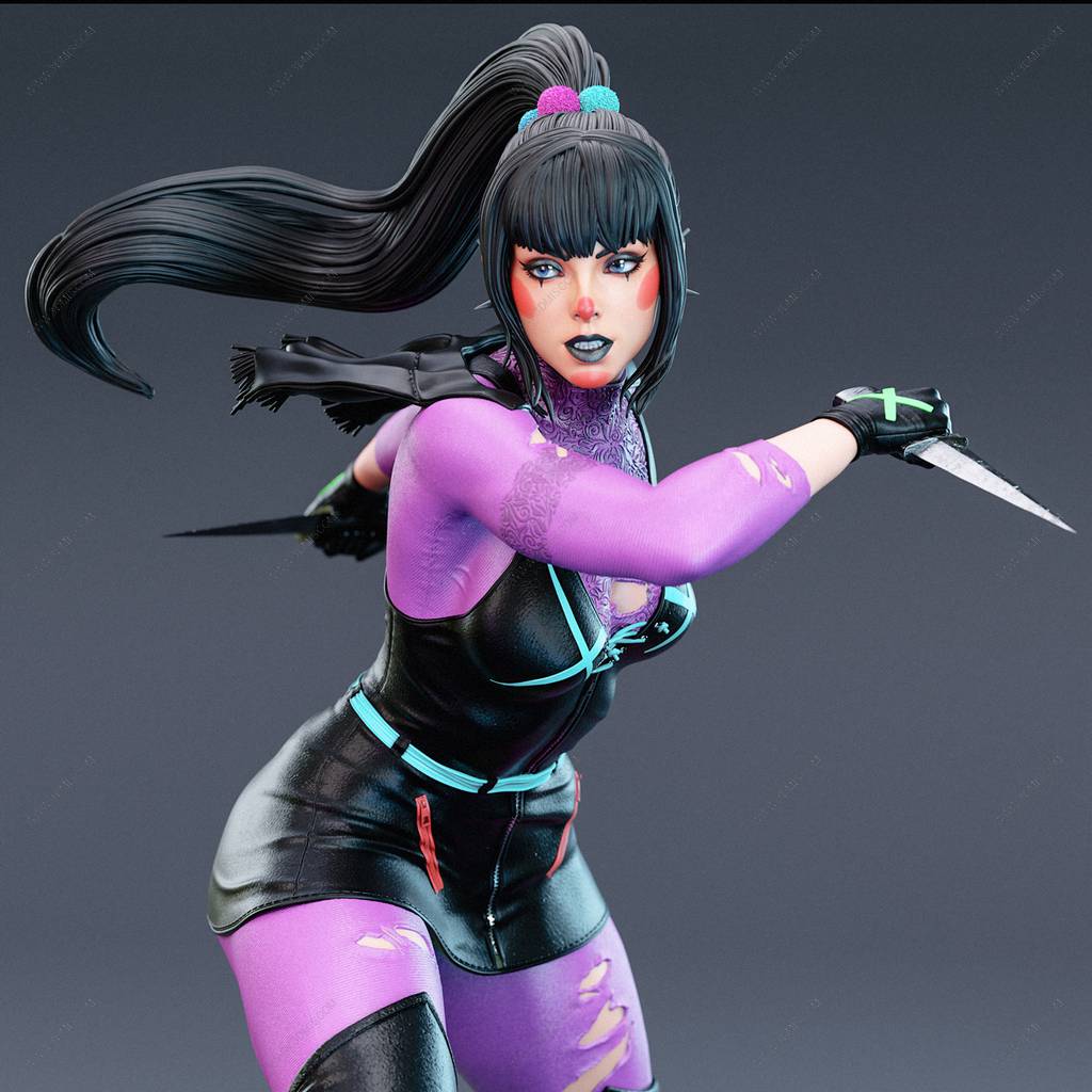 P站图纸印象馆 BrunoArt3D DC漫画 笑点 BrunoArt3D DC漫画 笑点