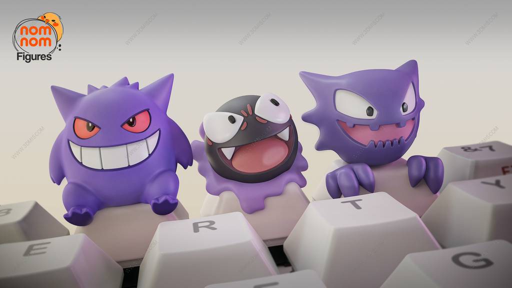 P站图纸印象馆 NomNom 幽灵精灵宝可梦 NomNom 幽灵精灵宝可梦