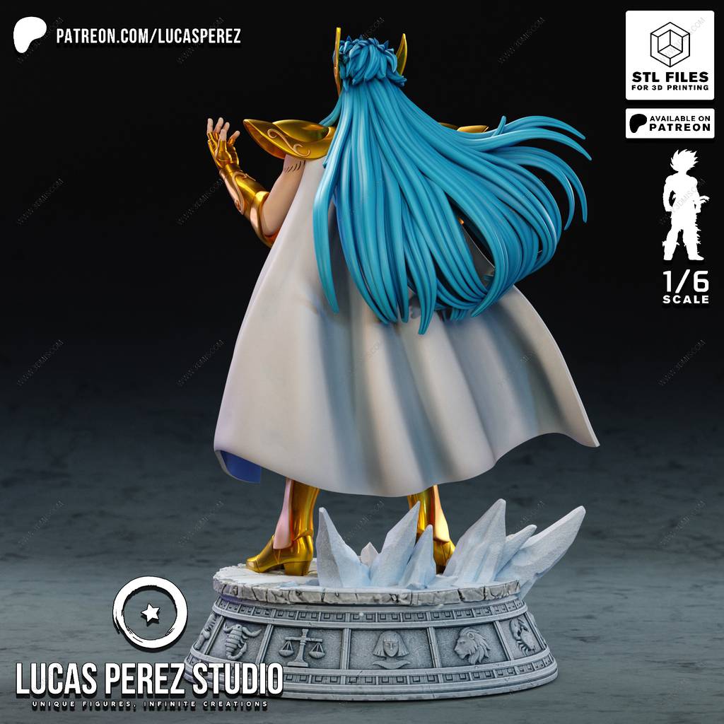 P站图纸印象馆 Lucas Perez 圣斗士星矢 水瓶座卡妙 Lucas Perez 圣斗士星矢 水瓶座卡妙