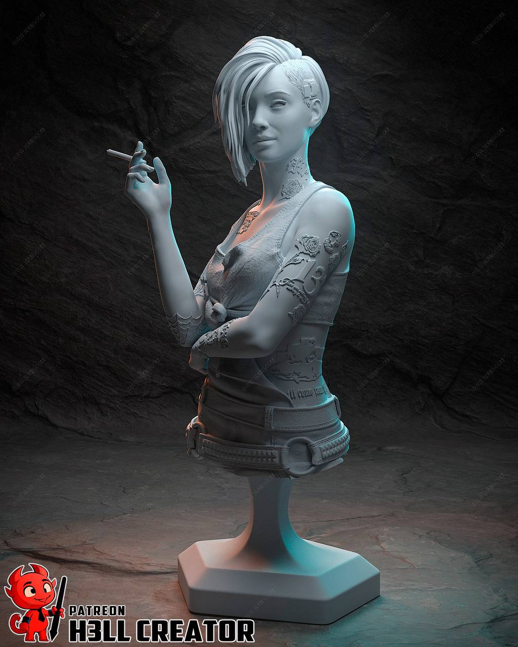 P站图纸印象馆 H3LL 赛博朋克2077 朱迪·阿尔瓦雷兹 H3LL 赛博朋克2077 朱迪·阿尔瓦雷兹