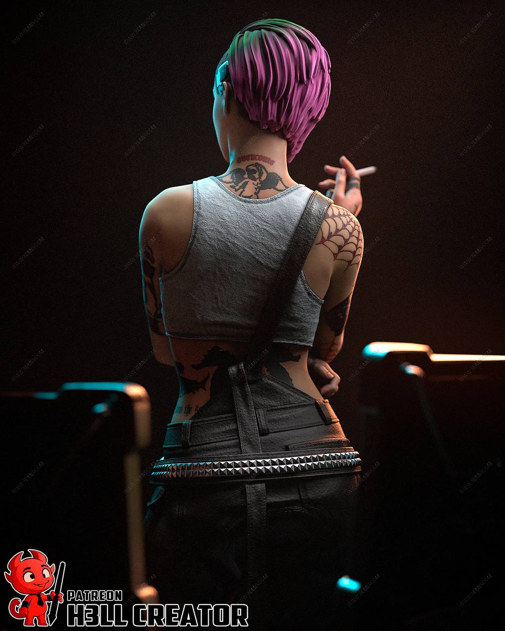 P站图纸印象馆 H3LL 赛博朋克2077 朱迪·阿尔瓦雷兹 H3LL 赛博朋克2077 朱迪·阿尔瓦雷兹