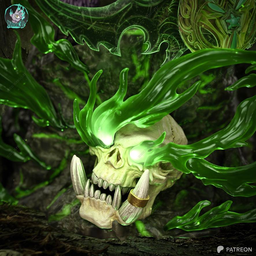 P站图纸印象馆 Kaidan 魔兽世界 伊利丹·怒风 Kaidan 魔兽世界 伊利丹·怒风