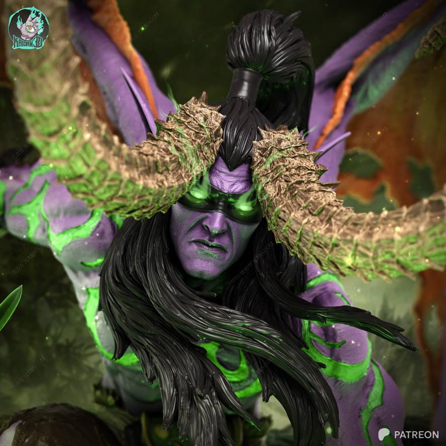 P站图纸印象馆 Kaidan 魔兽世界 伊利丹·怒风 Kaidan 魔兽世界 伊利丹·怒风