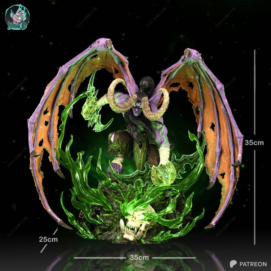 P站图纸印象馆 Kaidan 魔兽世界 伊利丹·怒风 Kaidan 魔兽世界 伊利丹·怒风