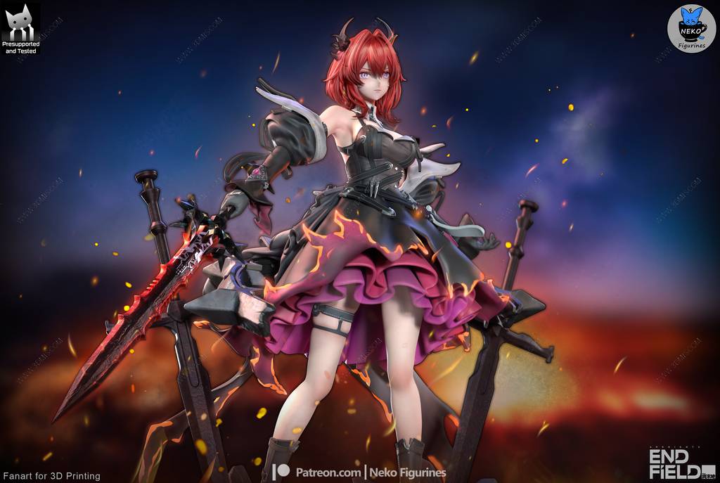 P站图纸印象馆 Neko 明日方舟 莱万汀 Neko 明日方舟 莱万汀