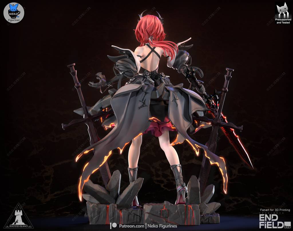 P站图纸印象馆 Neko 明日方舟 莱万汀 Neko 明日方舟 莱万汀