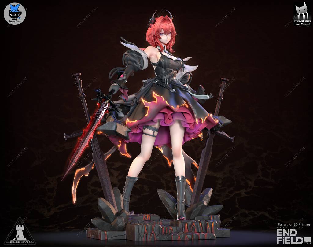 P站图纸印象馆 Neko 明日方舟 莱万汀 Neko 明日方舟 莱万汀