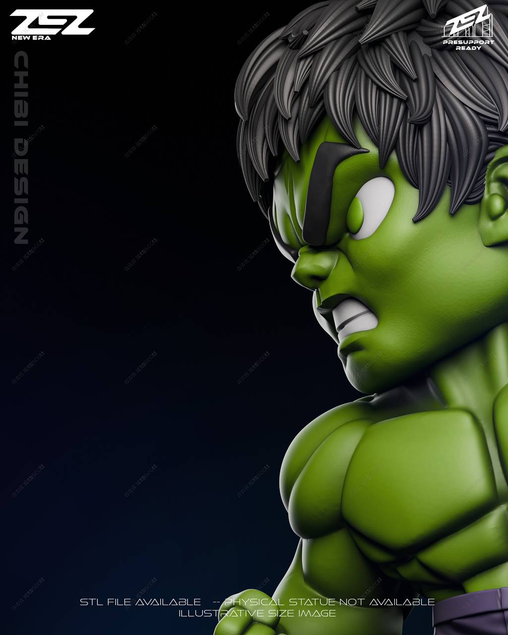 P站图纸印象馆 ZEZ STUDIOS 漫威 终极浩克 ZEZ STUDIOS 漫威 终极浩克