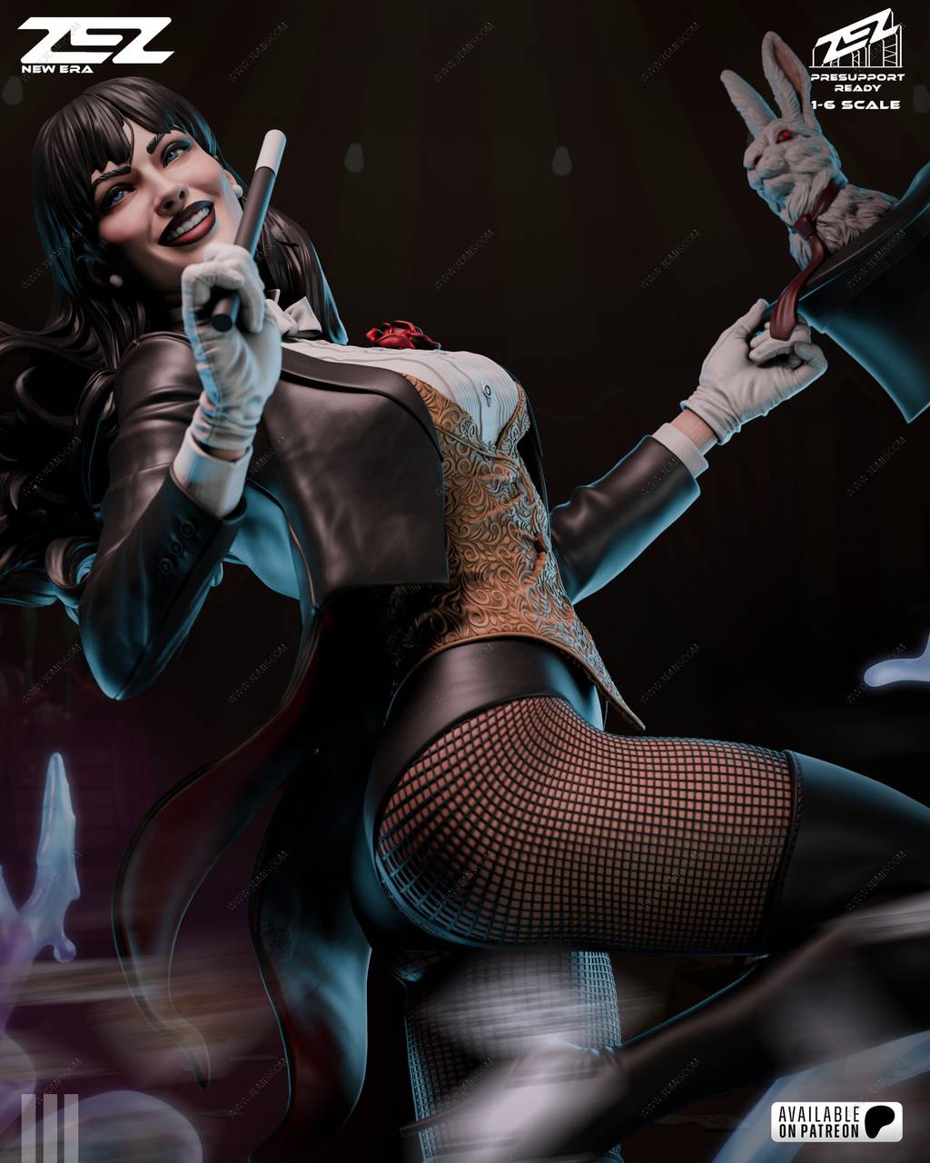 P站图纸印象馆 ZEZ STUDIOS DC漫画 扎坦娜·扎塔拉 ZEZ STUDIOS DC漫画 扎坦娜·扎塔拉