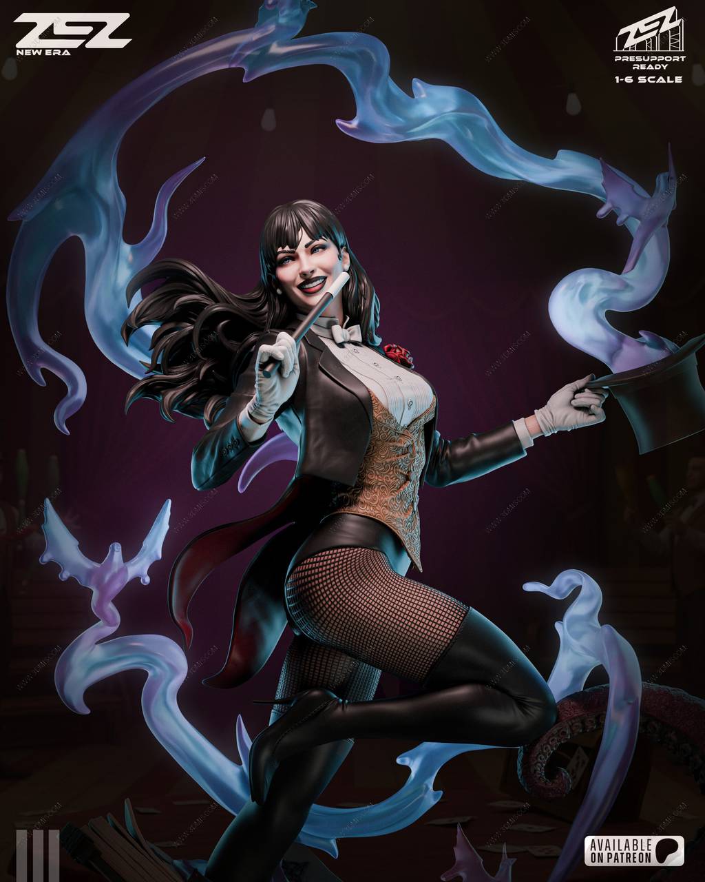 P站图纸印象馆 ZEZ STUDIOS DC漫画 扎坦娜·扎塔拉 ZEZ STUDIOS DC漫画 扎坦娜·扎塔拉