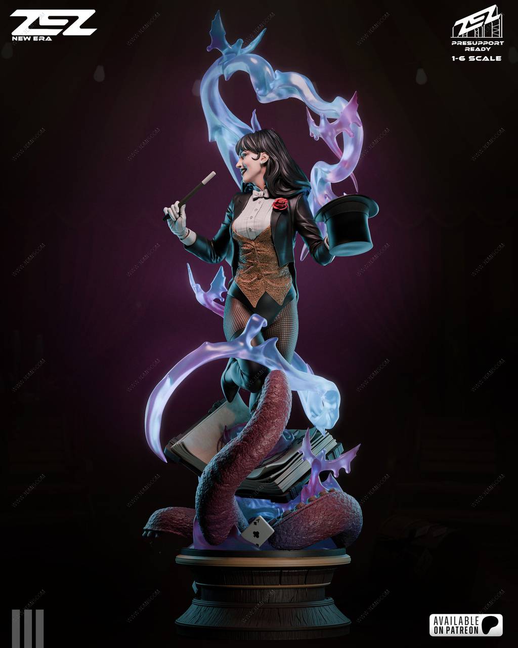 P站图纸印象馆 ZEZ STUDIOS DC漫画 扎坦娜·扎塔拉 ZEZ STUDIOS DC漫画 扎坦娜·扎塔拉