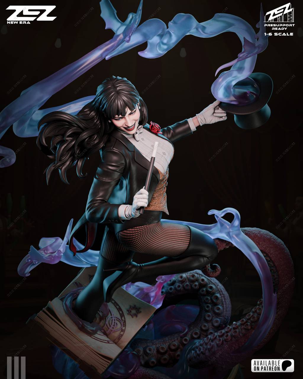 P站图纸印象馆 ZEZ STUDIOS DC漫画 扎坦娜·扎塔拉 ZEZ STUDIOS DC漫画 扎坦娜·扎塔拉