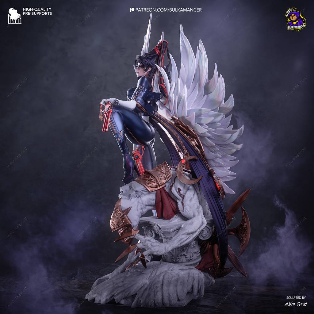 P站图纸印象馆 Bulkamancer 猎天使魔女 贝优妮塔 Bulkamancer 猎天使魔女 贝优妮塔