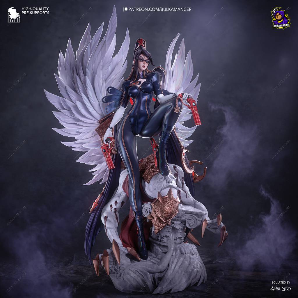 P站图纸印象馆 Bulkamancer 猎天使魔女 贝优妮塔 Bulkamancer 猎天使魔女 贝优妮塔