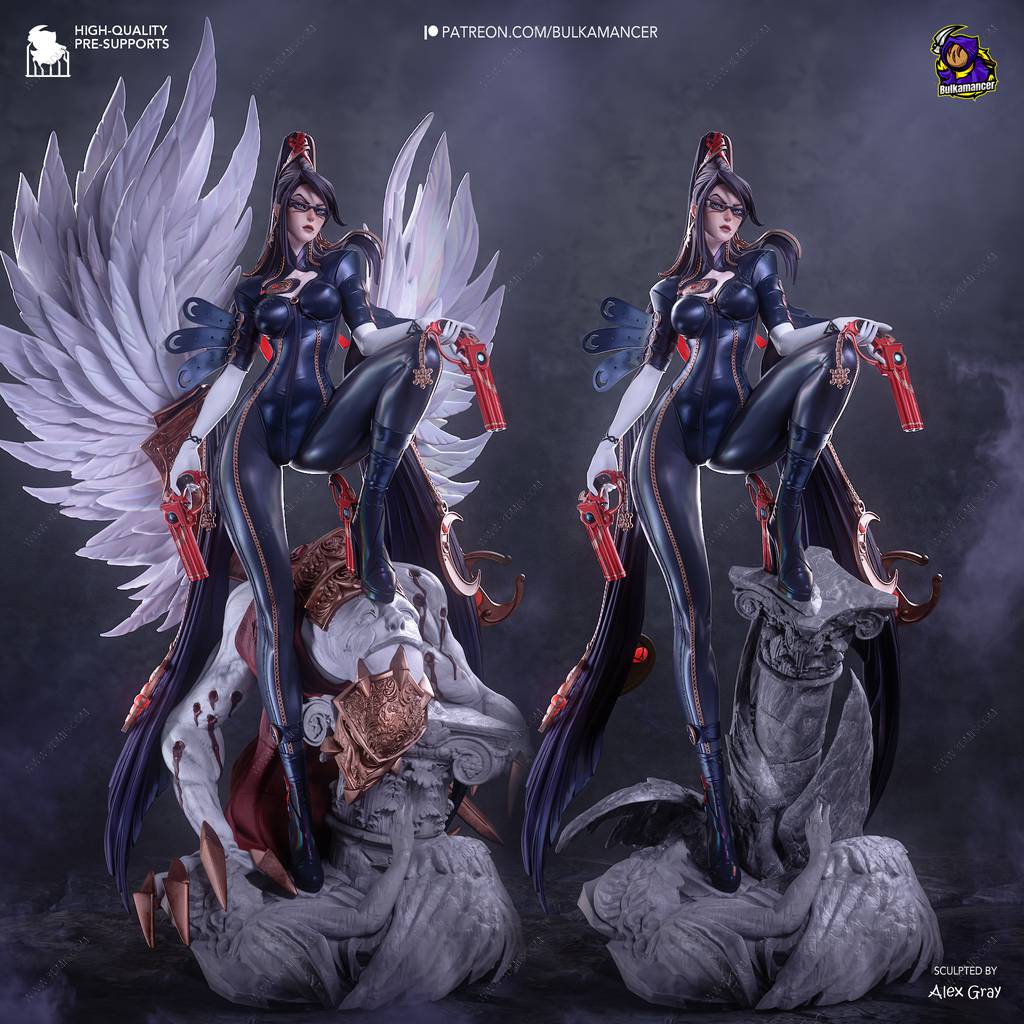 P站图纸印象馆 Bulkamancer 猎天使魔女 贝优妮塔 Bulkamancer 猎天使魔女 贝优妮塔