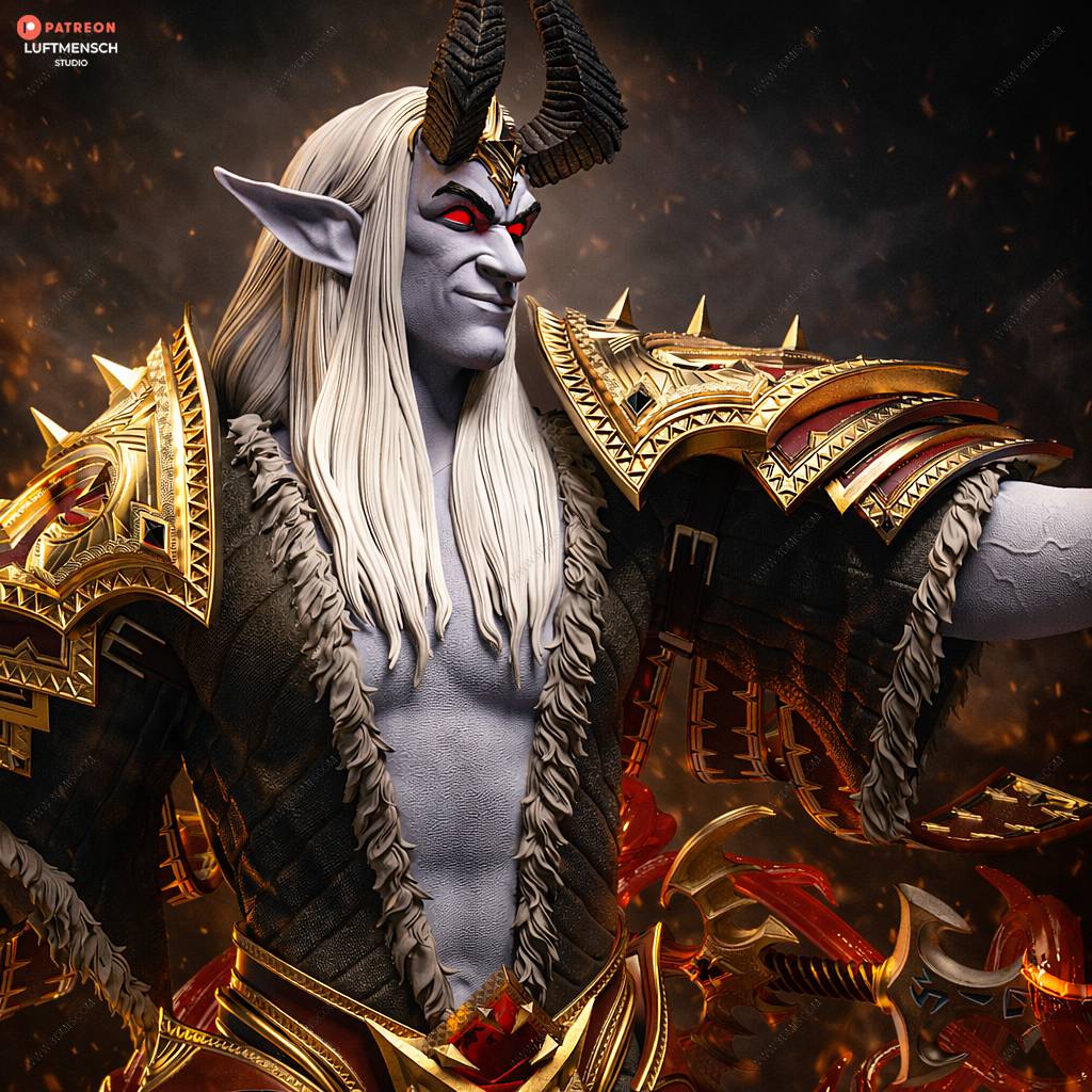 P站图纸印象馆 LuftMensch 魔兽世界 德纳修斯大帝 LuftMensch 魔兽世界 德纳修斯大帝