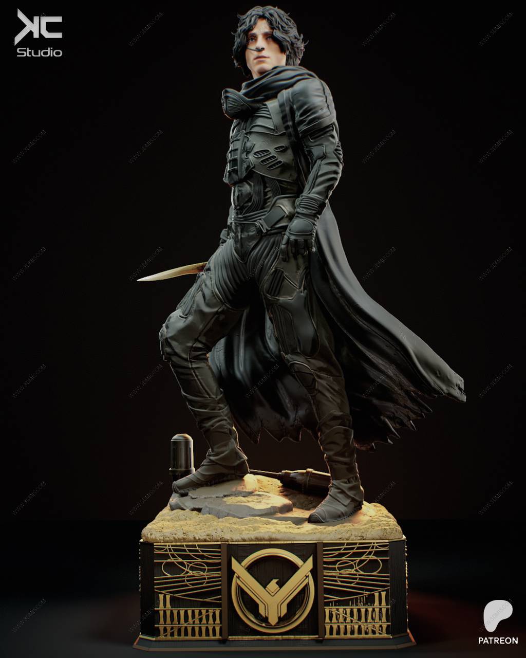 P站图纸印象馆 KcStudio 沙丘 保罗·厄崔迪 KcStudio 沙丘 保罗·厄崔迪