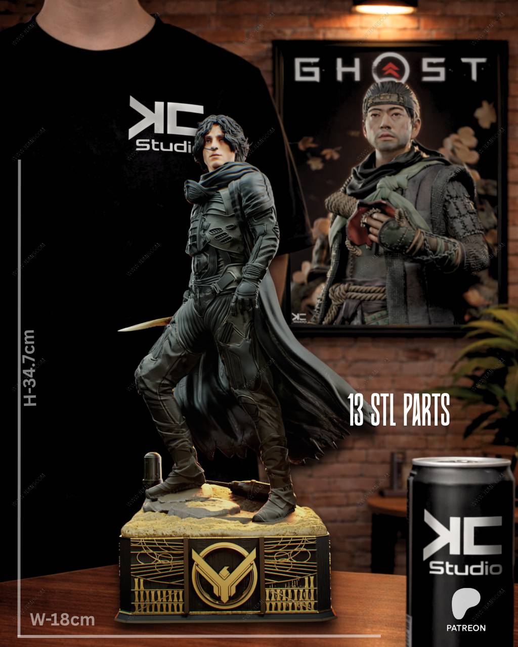 P站图纸印象馆 KcStudio 沙丘 保罗·厄崔迪 KcStudio 沙丘 保罗·厄崔迪