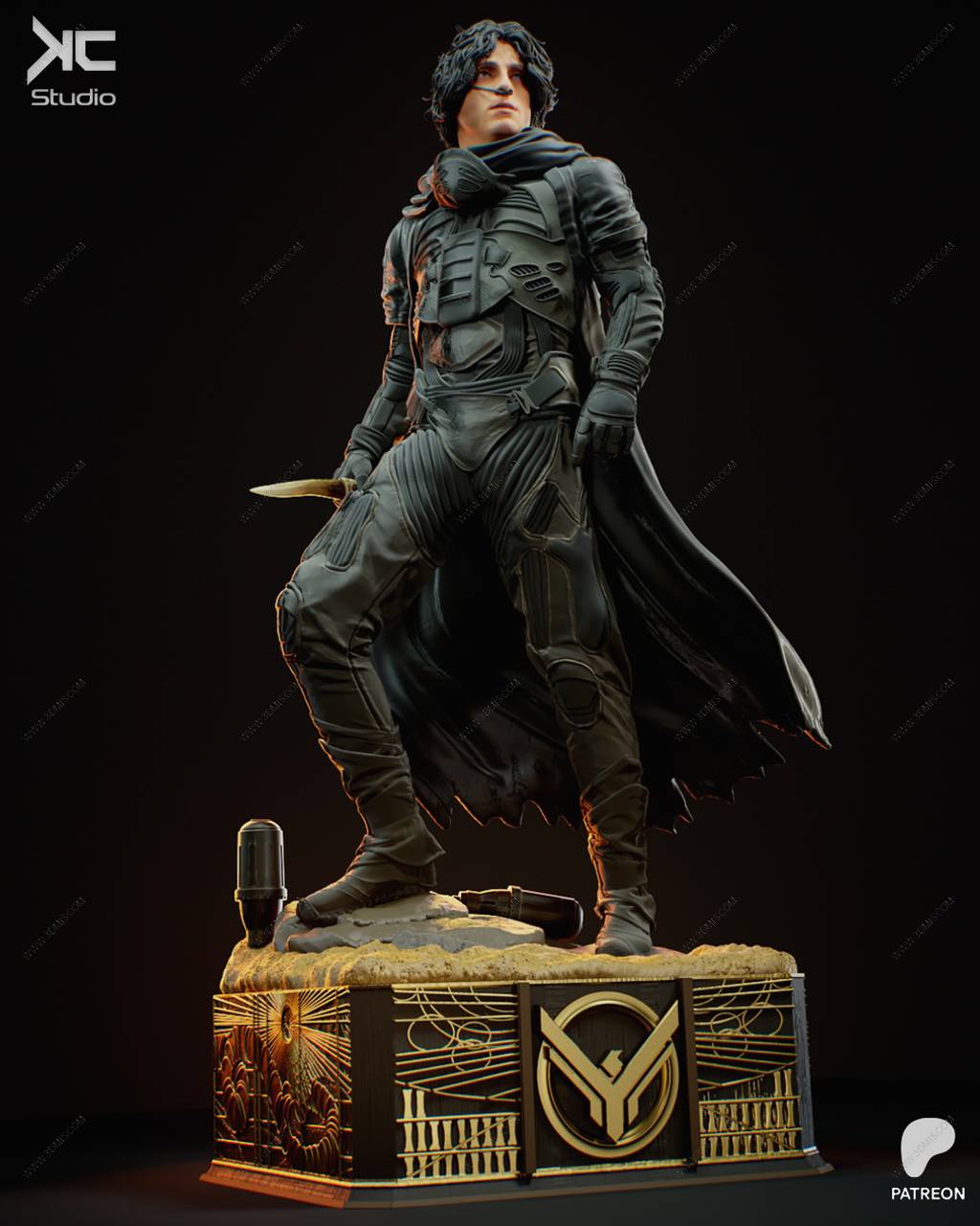 P站图纸印象馆 KcStudio 沙丘 保罗·厄崔迪 KcStudio 沙丘 保罗·厄崔迪