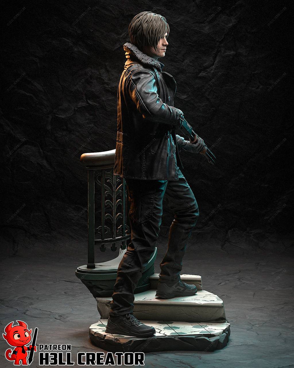 P站图纸印象馆 H3LL 生化危机 莱昂·S·肯尼迪 H3LL 生化危机 莱昂·S·肯尼迪