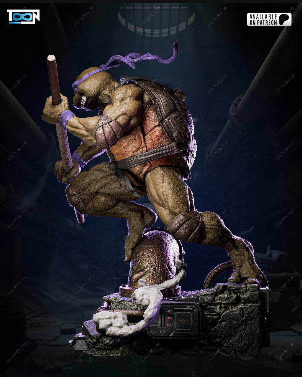 P站图纸印象馆 Toon Studios 忍者神龟 多纳泰罗 Toon Studios 忍者神龟 多纳泰罗