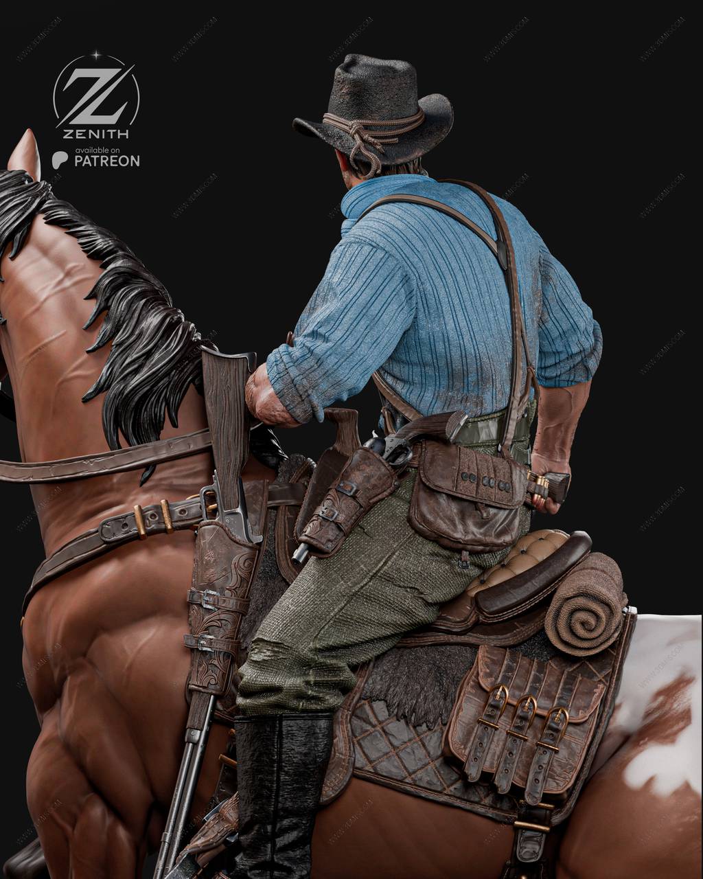 P站图纸印象馆 ZEZ STUDIOS 荒野大镖客 亚瑟·摩根 ZEZ STUDIOS 荒野大镖客 亚瑟·摩根