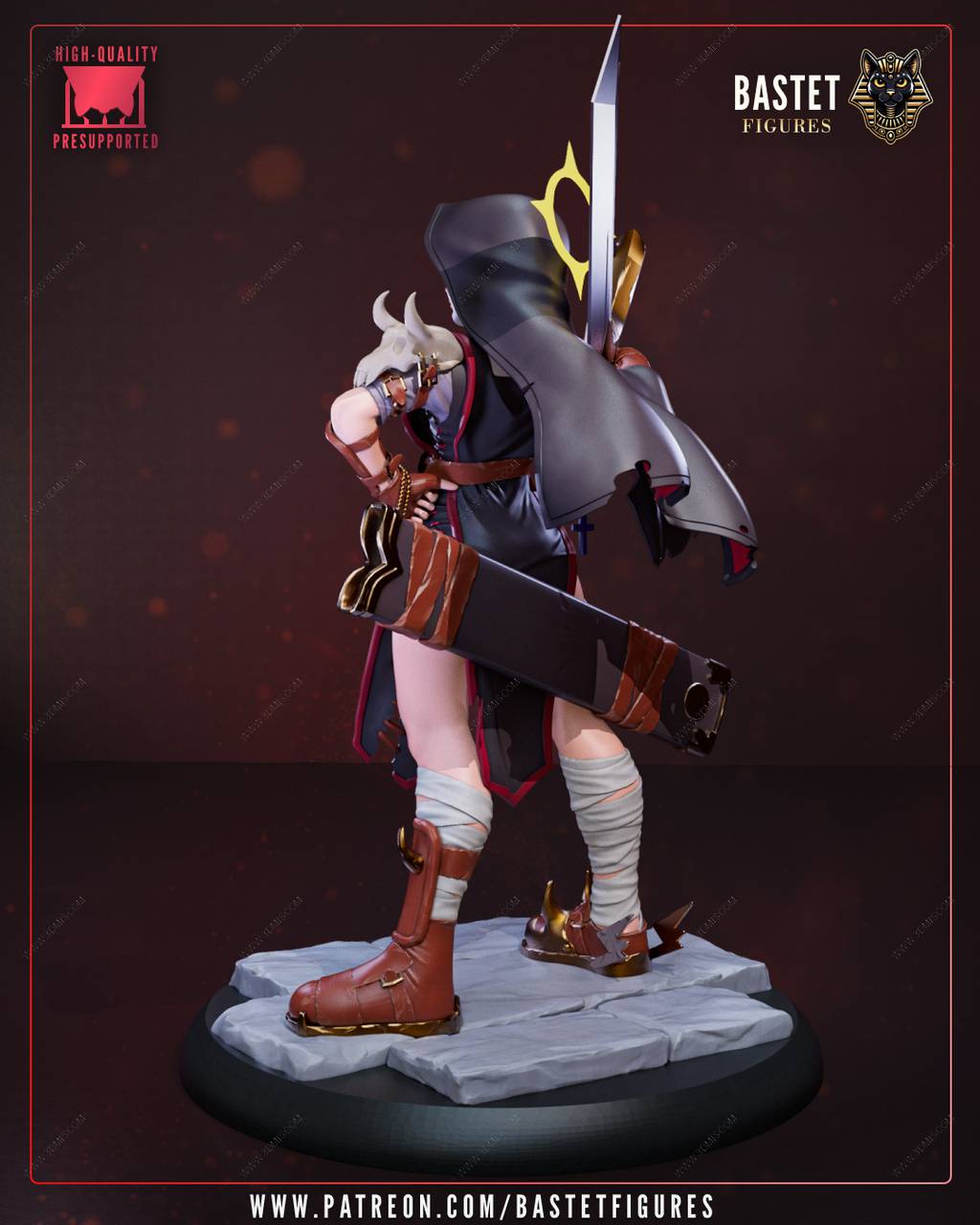 P站图纸印象馆 Bastet Figures 战锤 修女刺客 Bastet Figures 战锤 修女刺客