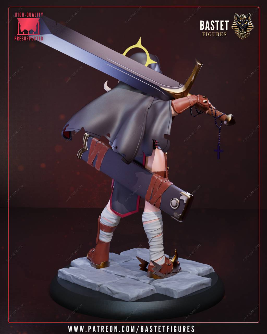 P站图纸印象馆 Bastet Figures 战锤 修女刺客 Bastet Figures 战锤 修女刺客