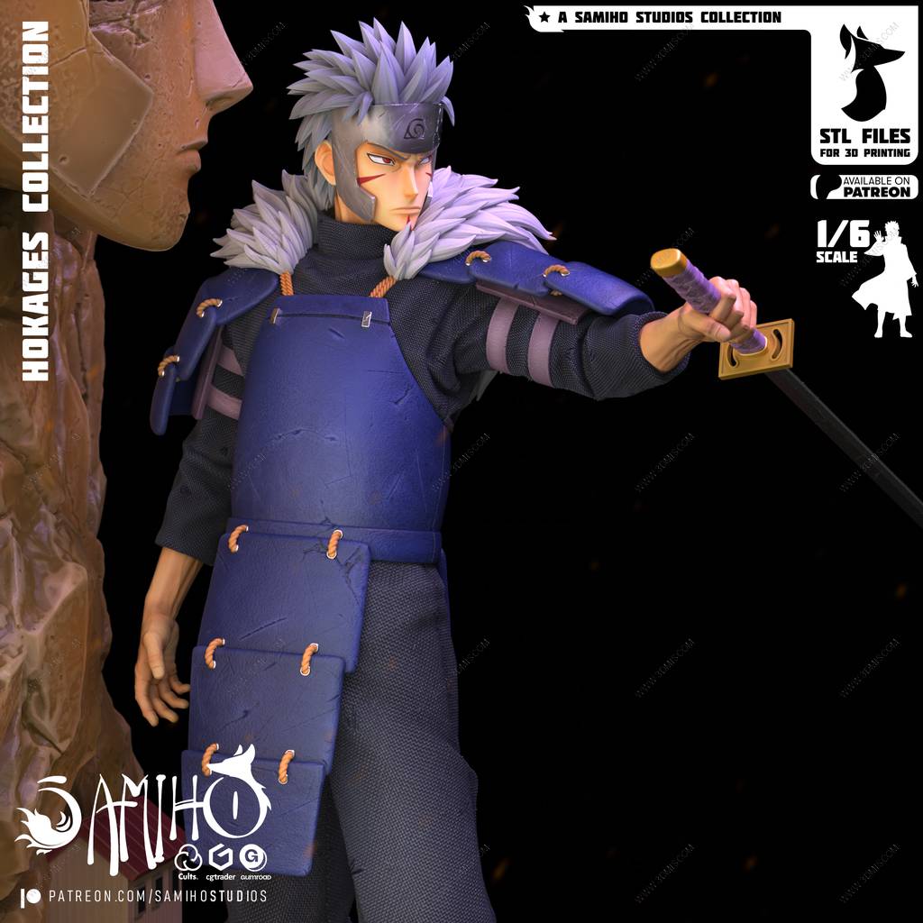 P站图纸印象馆 Samiho 火影忍者 千手扉间日文 Samiho 火影忍者 千手扉间日文