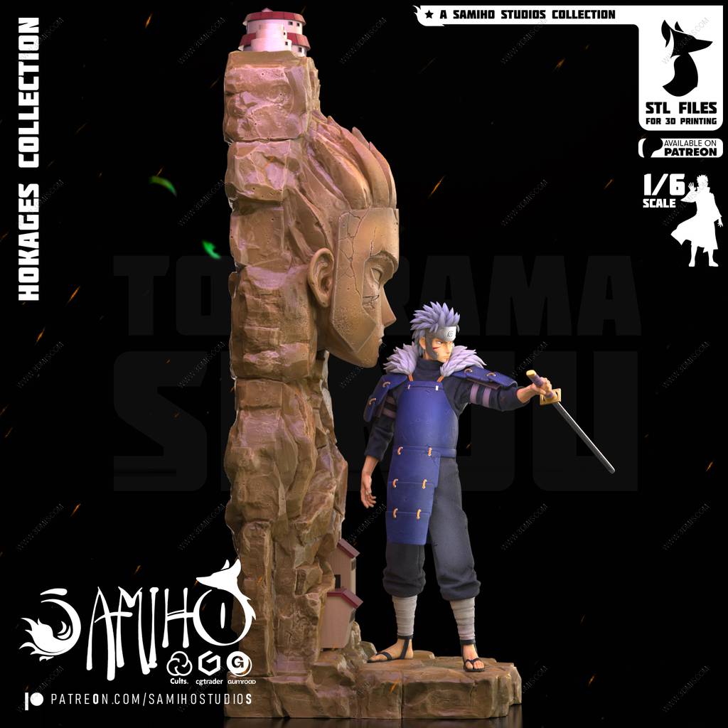 P站图纸印象馆 Samiho 火影忍者 千手扉间日文 Samiho 火影忍者 千手扉间日文