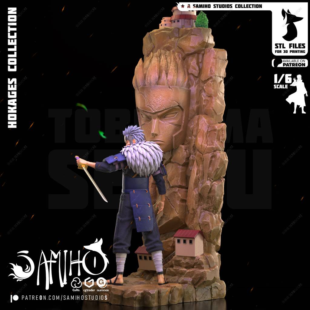 P站图纸印象馆 Samiho 火影忍者 千手扉间日文 Samiho 火影忍者 千手扉间日文