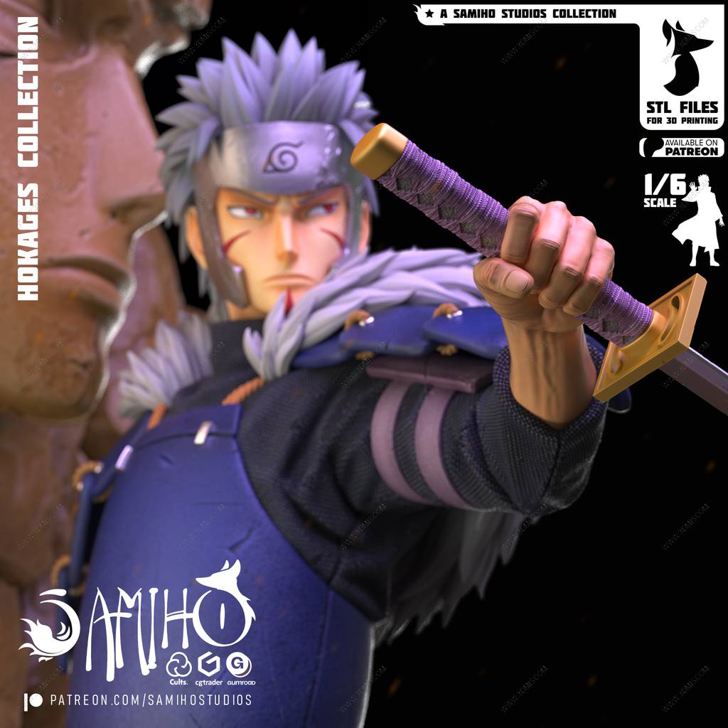 P站图纸印象馆 Samiho 火影忍者 千手扉间日文 Samiho 火影忍者 千手扉间日文