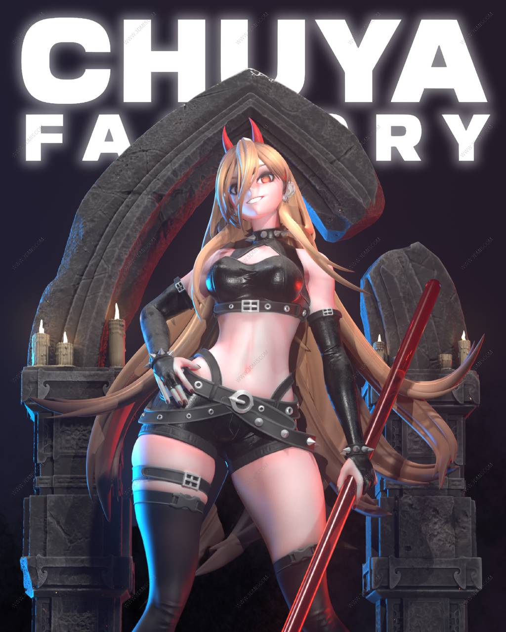 P站图纸印象馆 Chuya Factory 链锯人 帕瓦 Chuya Factory 链锯人 帕瓦