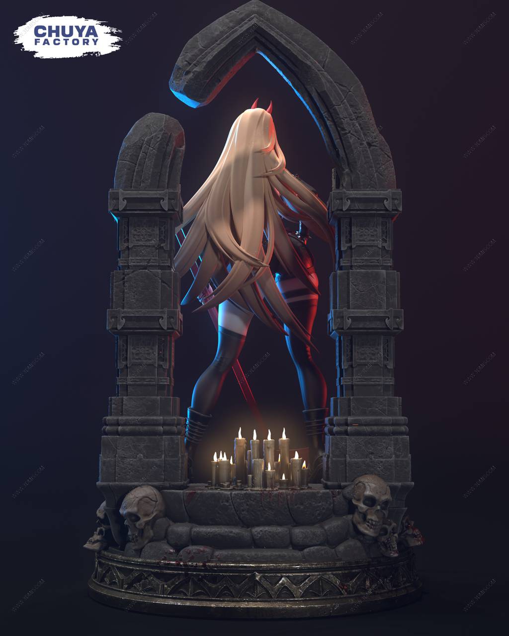 P站图纸印象馆 Chuya Factory 链锯人 帕瓦 Chuya Factory 链锯人 帕瓦