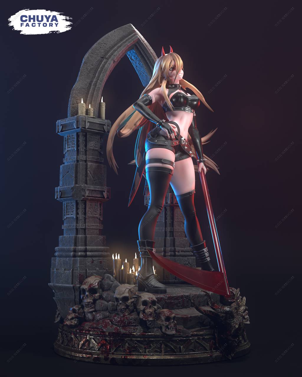 P站图纸印象馆 Chuya Factory 链锯人 帕瓦 Chuya Factory 链锯人 帕瓦