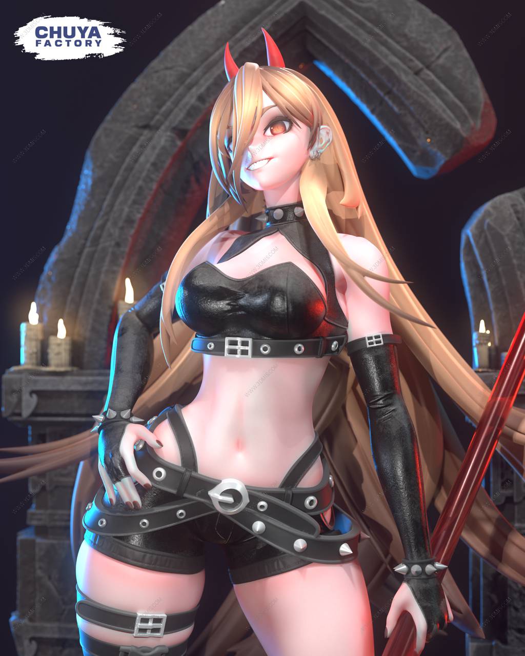 P站图纸印象馆 Chuya Factory 链锯人 帕瓦 Chuya Factory 链锯人 帕瓦