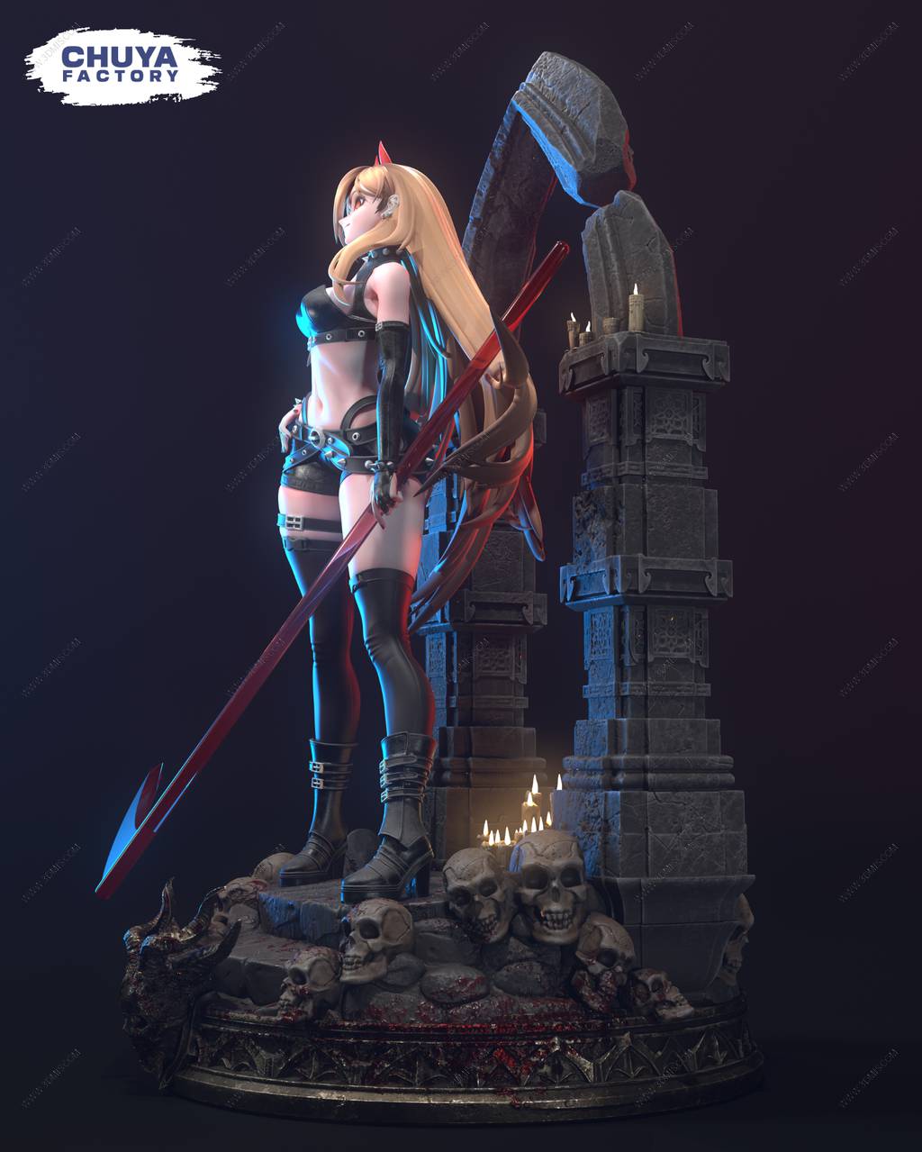 P站图纸印象馆 Chuya Factory 链锯人 帕瓦 Chuya Factory 链锯人 帕瓦