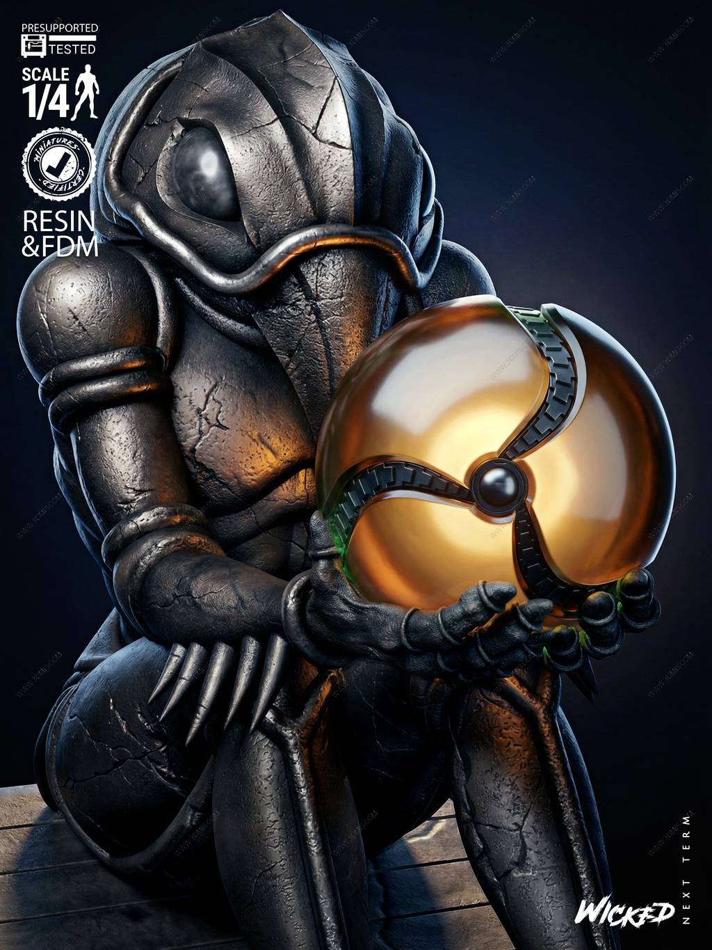 P站图纸印象馆 3DWicked 银河战士 鸟人族 3DWicked 银河战士 鸟人族